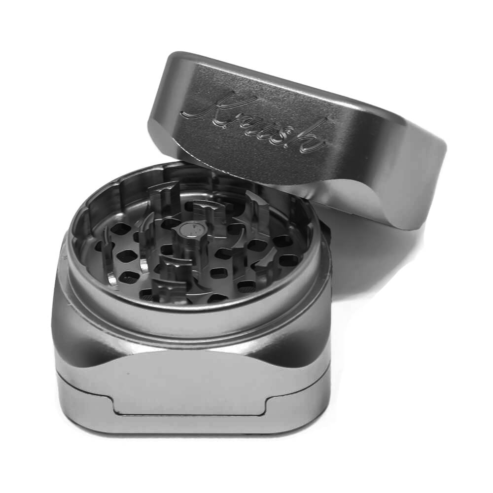 Krush Kube 3.0 Aluminium Grinder 3 delen - 55 mm