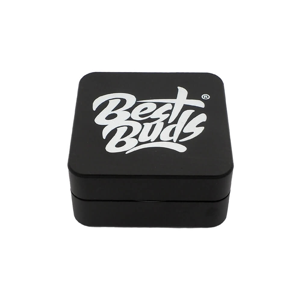 Beste Buds Plat Vierkant Aluminium Grinder 2 delen (50 mm)