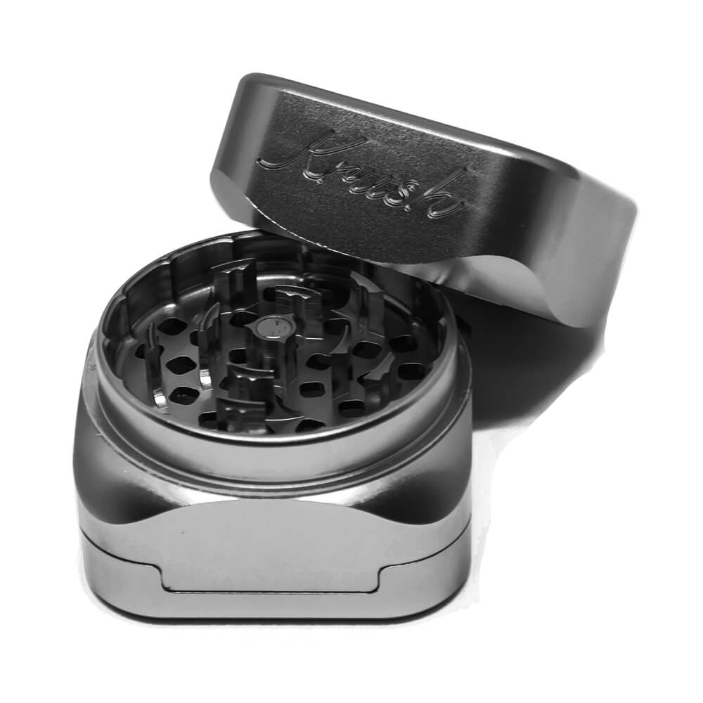 Krush Kube 3.0 Aluminium Grinder 3 delen - 55 mm