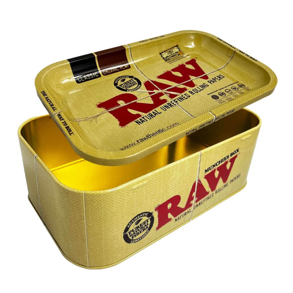 RAW Munchies Box Metalen Tray met Opbergdoos