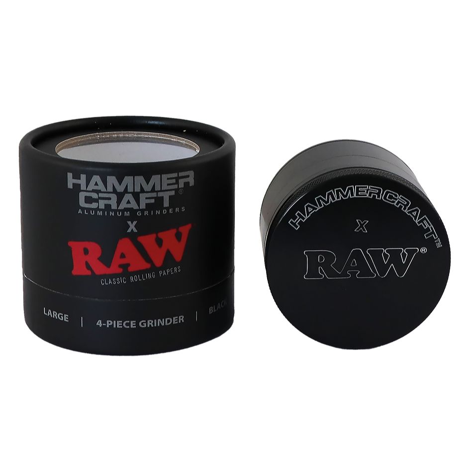 RAW Hammer Craft Grote Aluminium Grinder 4 delen - 60 mm