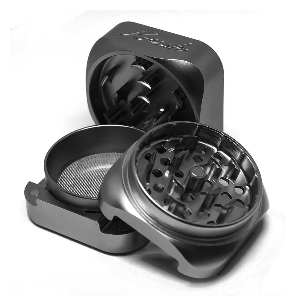 Krush Kube 3.0 Aluminium Grinder 3 delen - 55 mm