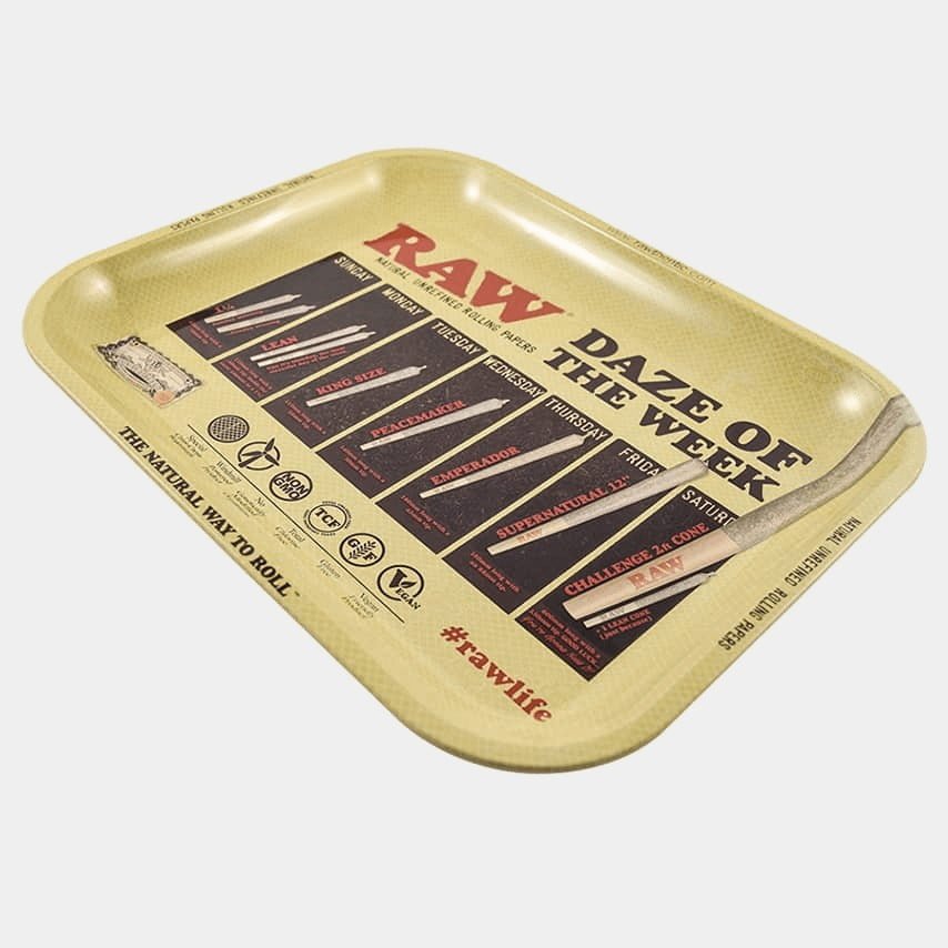 RAW - Daze Of The Week Grote Metalen Rolplaat