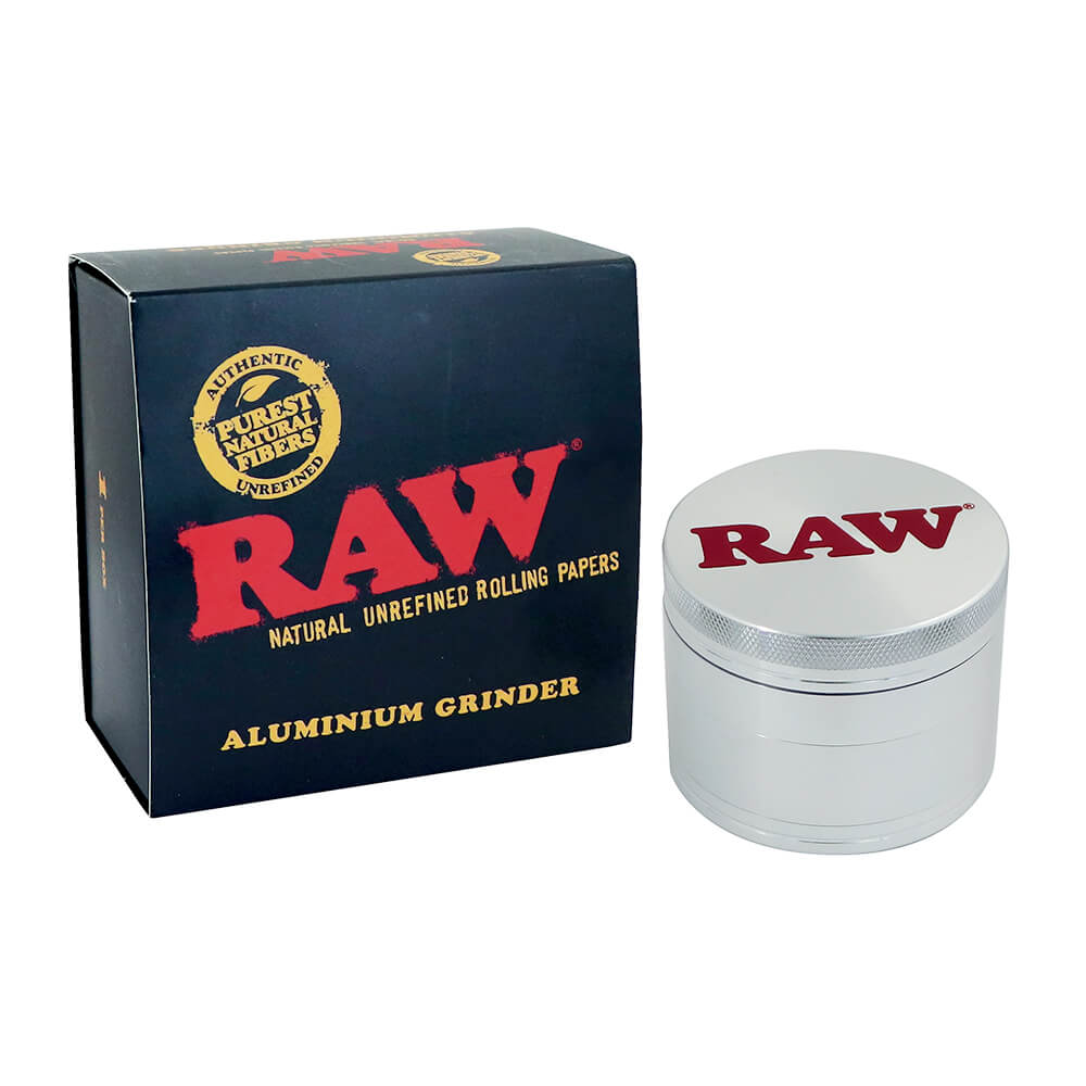 RAW Origineel Metaal Grinder 4 delen - 56mm + geschenkdoos